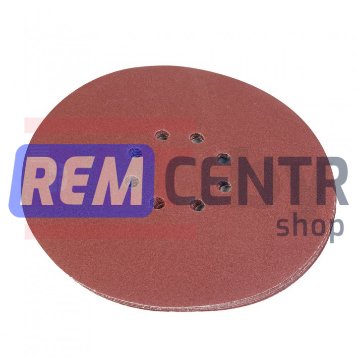 Шлифовальный круг 225мм (упаковка 10шт) 8 отверстий, P240 — изображение 2