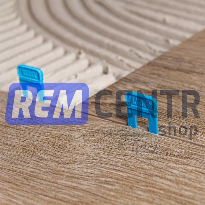 Зажим для выравнивания плитки Profi Level Master 1 мм, 300 шт — изображение 3