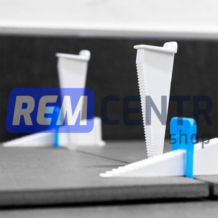 Зажим для выравнивания плитки Profi Level Master 1 мм, 300 шт — изображение 8