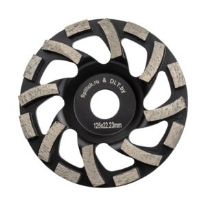 Диск алмазный шлифовальный DLT&9plitok, 125мм, FAN