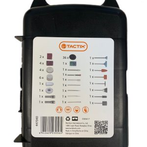Набор насадок для гравировальных машин Tactix, 72шт, арт.447040