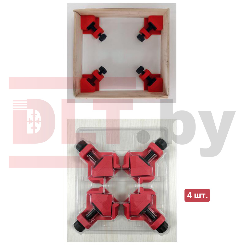 Струбцина угловая DLT набор 4шт. арт.73040 — изображение 6