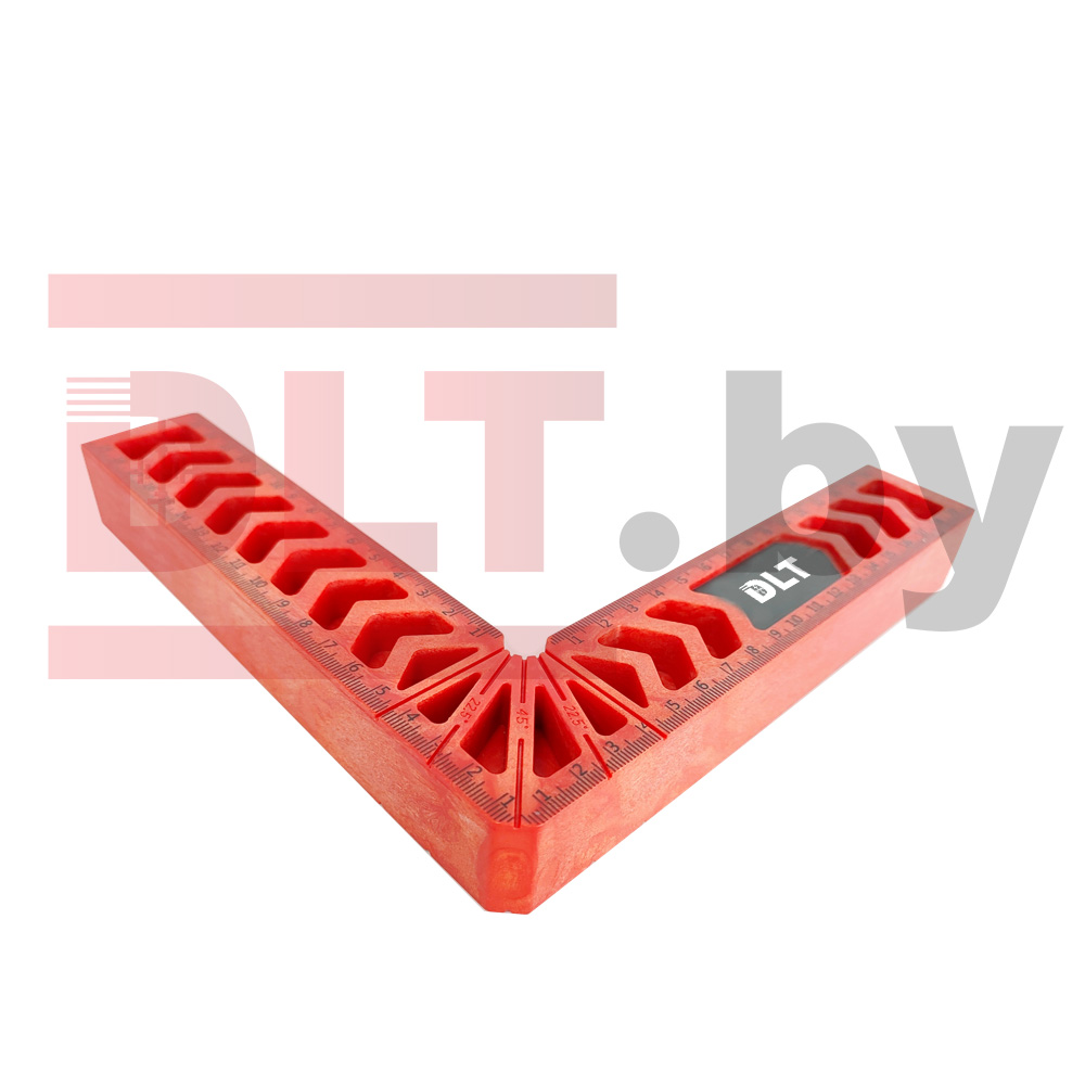 Набор угольников столярных пластиковых DLT, 4 штуки, 80x50мм, арт.86304 — изображение 2