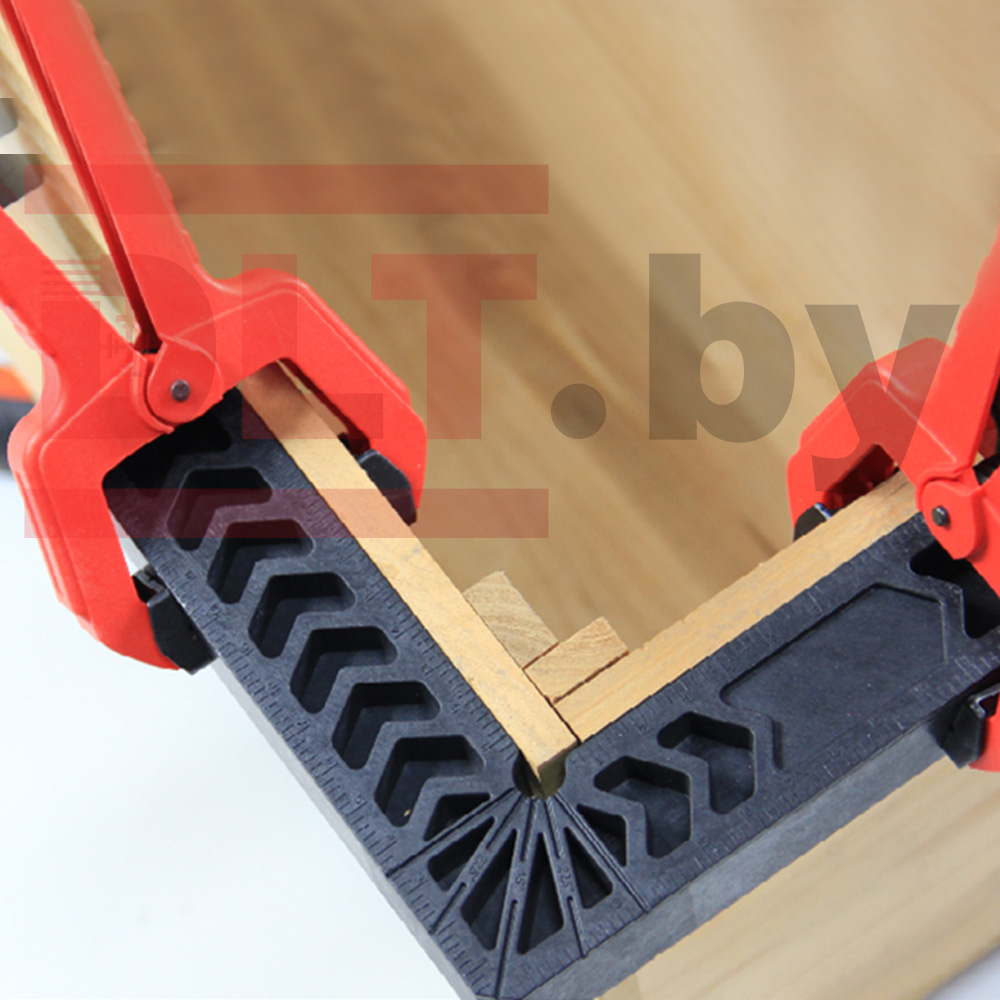 Набор угольников столярных пластиковых DLT, 4 штуки, 80x50мм, арт.86304 — изображение 3