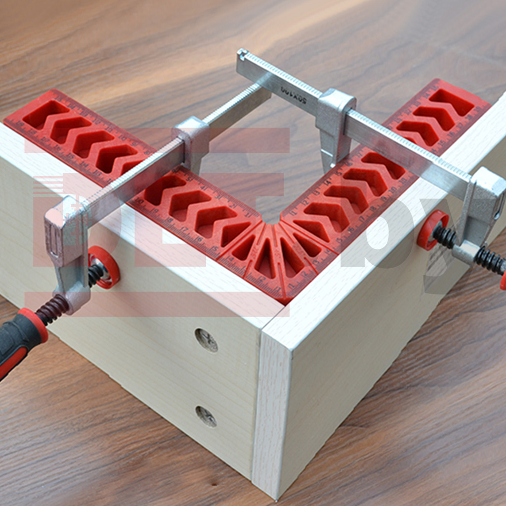 Угольник столярный пластиковый DLT, КРАСНЫЙ, 160x160мм, арт.86700 — изображение 6