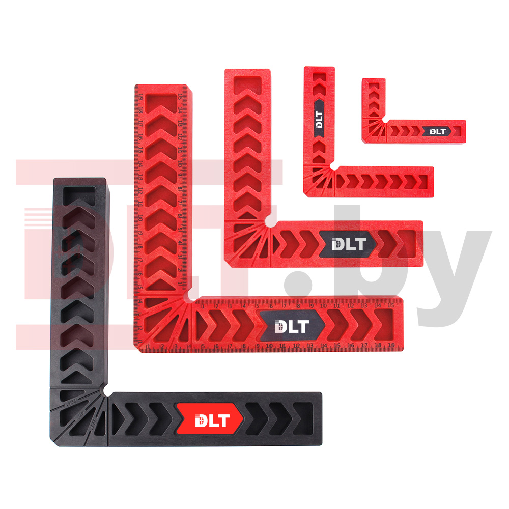 Набор столярных пластиковых угольников DLT, 5 штук, 60x30мм, арт.86703 — изображение 3
