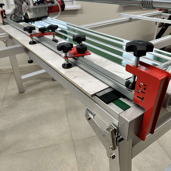 Прижим DLT для выравнивания плитки на электрические плиткорезы с резом 1000-1200мм