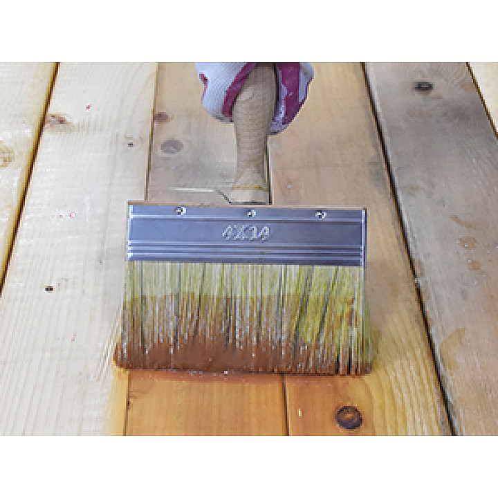 Кисть макловица Rollingdog 40x140мм, прямой срез, синтетика, серия Elite, арт.10324 — изображение 6