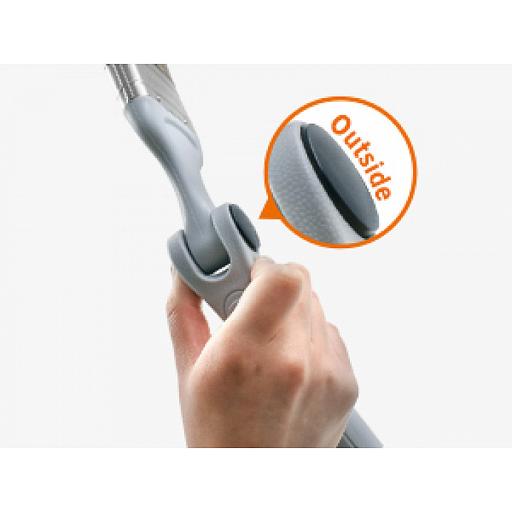 Кисть поворотная Rollingdog 63.5мм, прямой срез, синтетика, серия Professional, арт.10502 — изображение 4