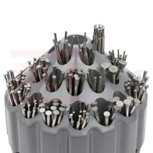 Набор алмазных фрез для гравировальной машинки, 138шт, (шарошки для гравера)