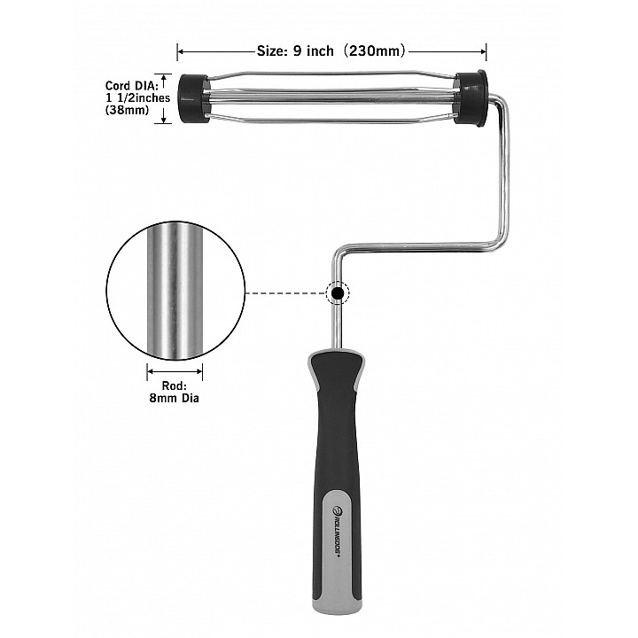 Бюгель Rollingdog 230мм, Ø8мм, каркас 38мм, серия Elite, арт.30058 — изображение 2