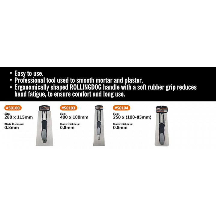 Гладилка Rollingdog 280х115мм, серия Professional, арт.50100 — изображение 3