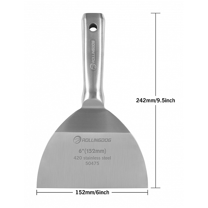 Малярный шпатель Rollingdog 6" (150мм), серия Elite, арт.50475 — изображение 2
