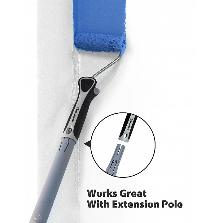 Набор валиков с бюгелем Rollingdog 100мм, ворс 12мм, полиэстер/полиамид, арт.60264 — изображение 2