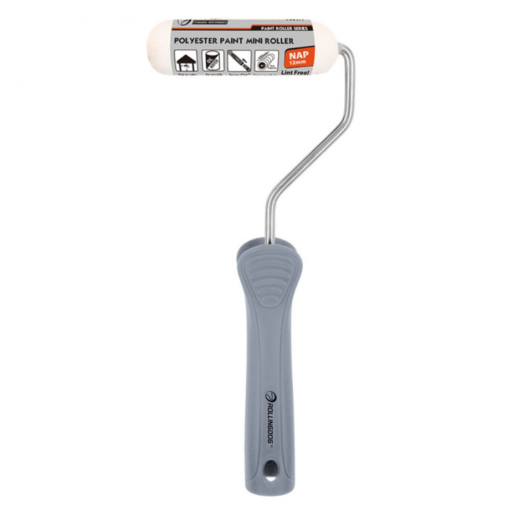 Набор валиков с бюгелем Rollingdog 100мм, ворс 12мм, полиэстер, арт.60269