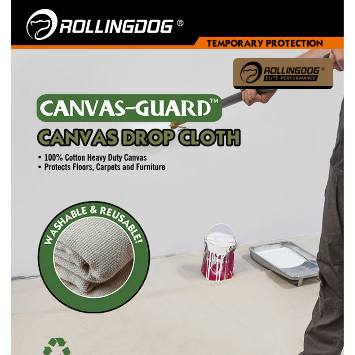 Укрывная пленка Rollingdog CANVAS GUARD 122см x 366см, арт.80875 — изображение 5