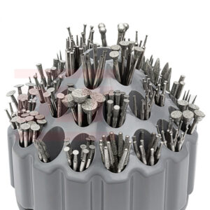 Набор алмазных фрез для гравировальной машинки, 256шт, (шарошки для гравера)